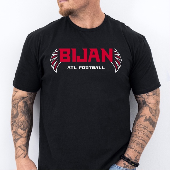 NEW BIJAN, Atlanta Football Adult / Youth T-Shirt - Picture 3 of 7